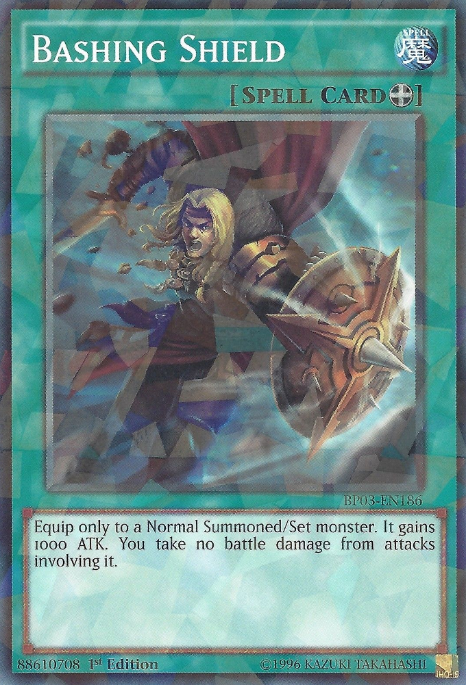 Bashing Shield (Shatterfoil) [BP03-EN186] Common | Pegasus Games WI