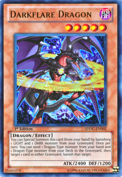 Darkflare Dragon [SDDC-EN002] Ultra Rare | Pegasus Games WI