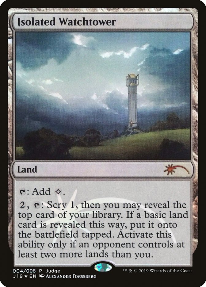 Isolated Watchtower [Judge Gift Cards 2019] | Pegasus Games WI