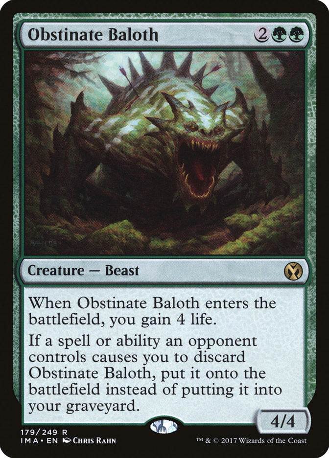 Obstinate Baloth [Iconic Masters] | Pegasus Games WI