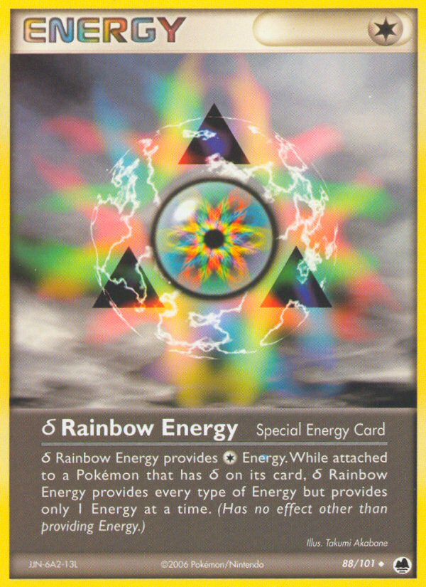 Rainbow Energy (88/101) (Delta Species) [EX: Dragon Frontiers] | Pegasus Games WI