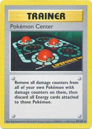 Pokemon Center (85/102) [Base Set Shadowless Unlimited] | Pegasus Games WI