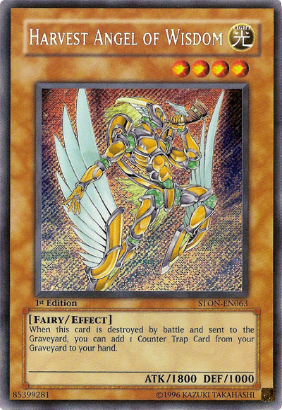 Harvest Angel of Wisdom [STON-EN063] Secret Rare | Pegasus Games WI