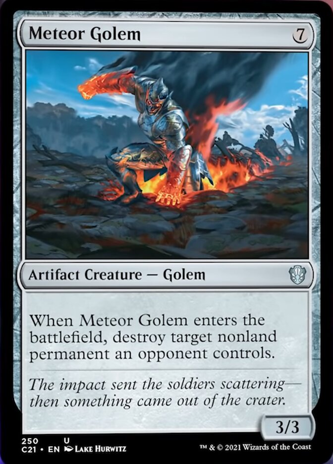 Meteor Golem [Commander 2021] | Pegasus Games WI