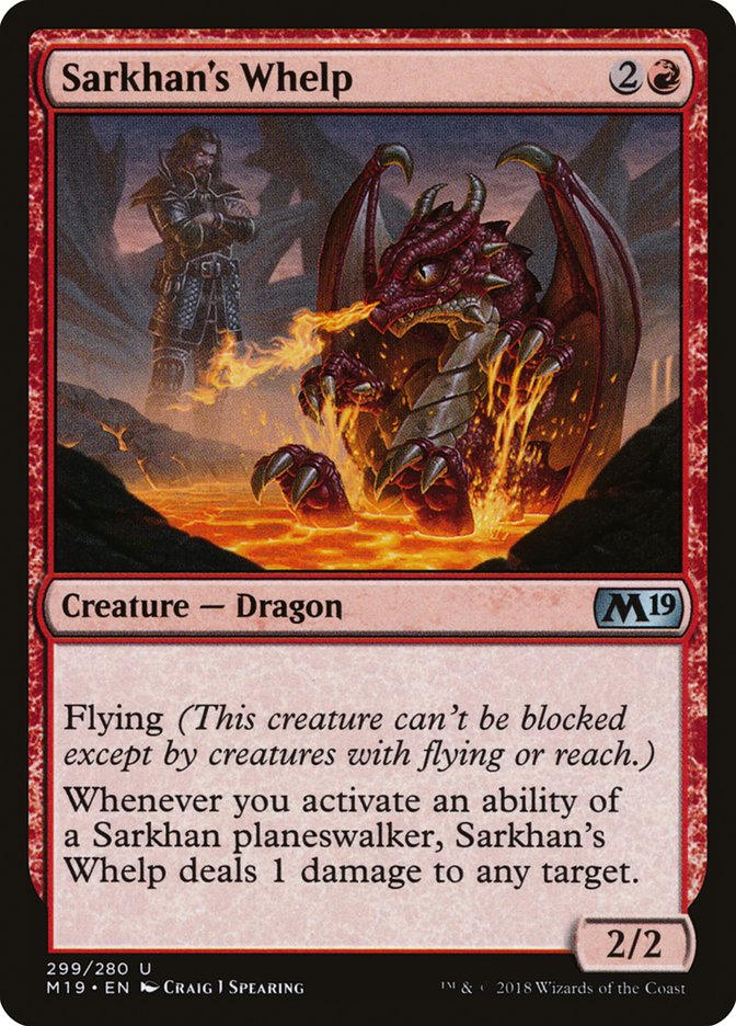 Sarkhan's Whelp [Core Set 2019] | Pegasus Games WI