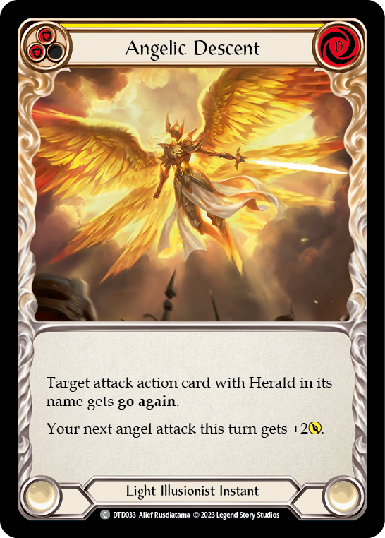 Angelic Descent (Yellow) [DTD033] (Dusk Till Dawn) | Pegasus Games WI