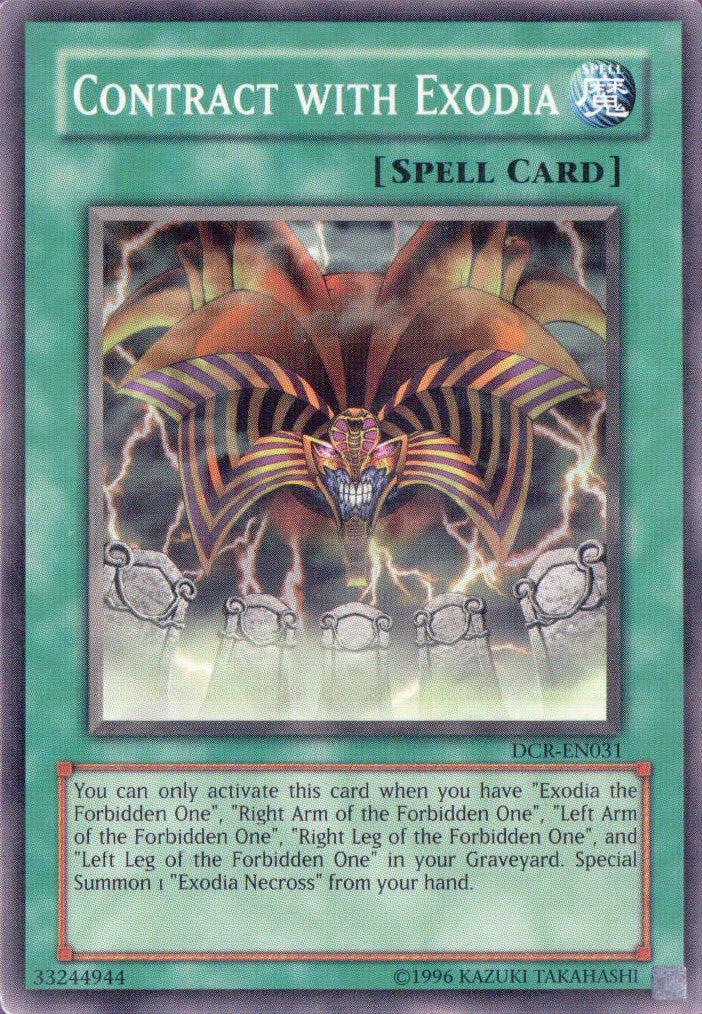 Contract with Exodia [DCR-EN031] Common | Pegasus Games WI