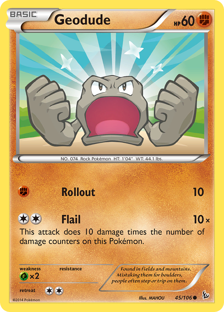 Geodude (45/106) [XY: Flashfire] | Pegasus Games WI