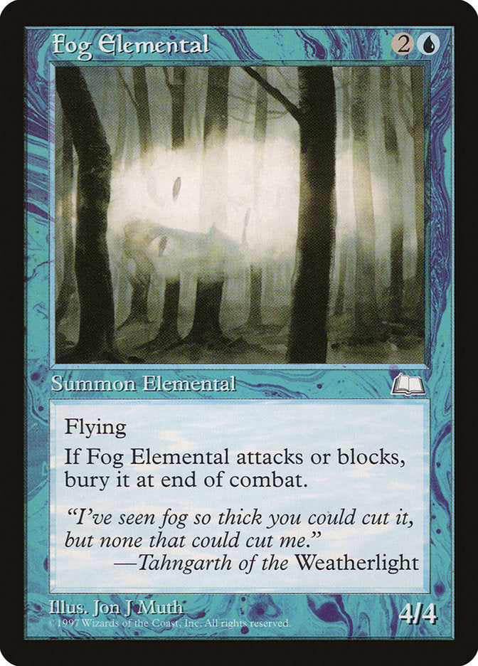 Fog Elemental [Weatherlight] | Pegasus Games WI