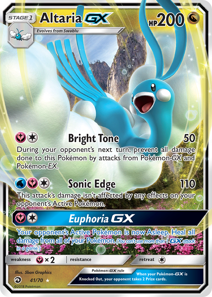 Altaria GX (41/70) [Sun & Moon: Dragon Majesty] | Pegasus Games WI