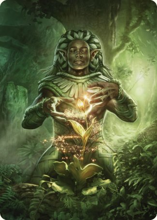 Elvish Mystic Art Card [Commander Masters Art Series] | Pegasus Games WI