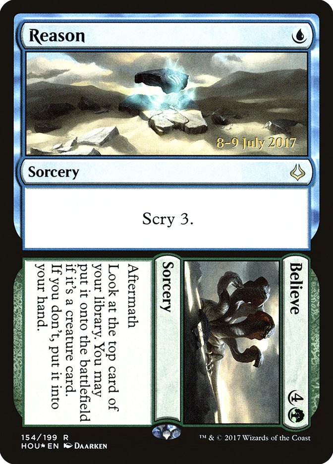 Reason // Believe [Hour of Devastation Prerelease Promos] | Pegasus Games WI