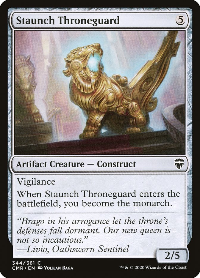 Staunch Throneguard [Commander Legends] | Pegasus Games WI