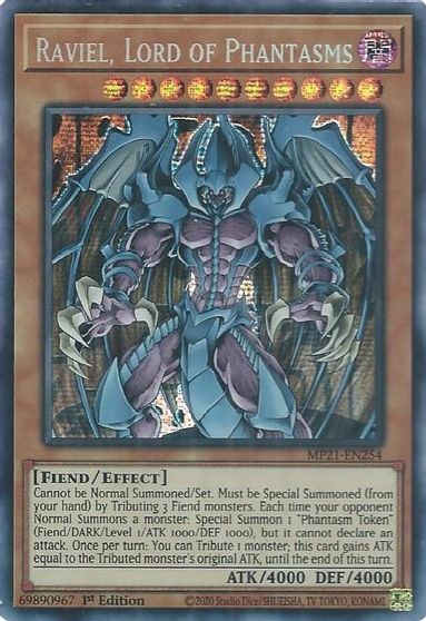 Raviel, Lord of Phantasms [MP21-EN254] Prismatic Secret Rare | Pegasus Games WI