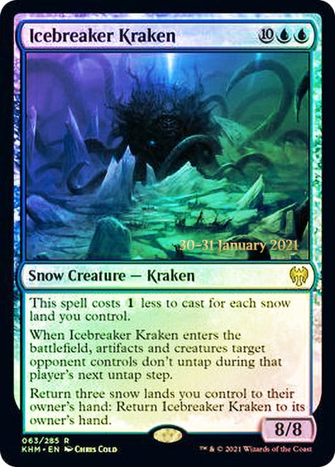 Icebreaker Kraken [Kaldheim Prerelease Promos] | Pegasus Games WI