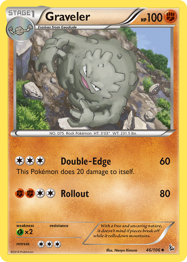 Graveler (46/106) [XY: Flashfire] | Pegasus Games WI