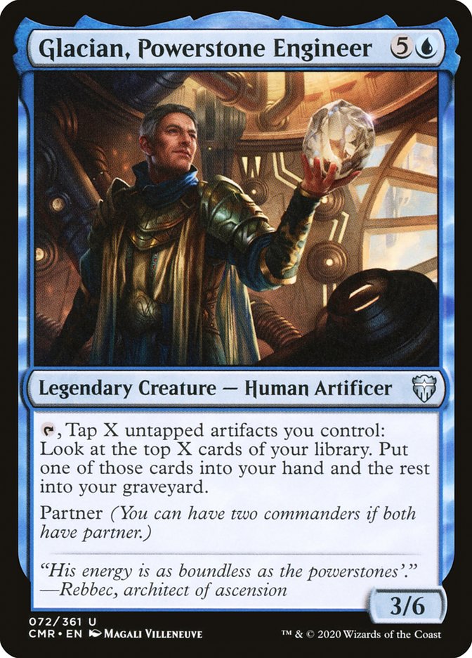 Glacian, Powerstone Engineer [Commander Legends] | Pegasus Games WI