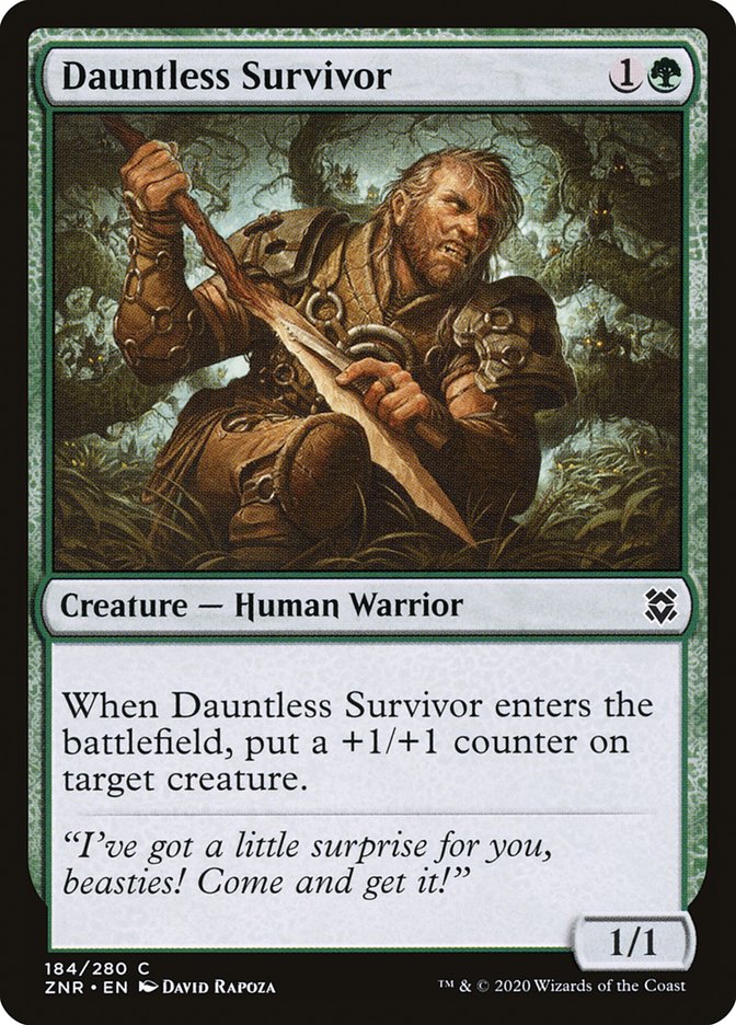 Dauntless Survivor [Zendikar Rising] | Pegasus Games WI