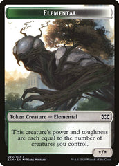 Ape // Elemental Double-Sided Token [Double Masters Tokens] | Pegasus Games WI