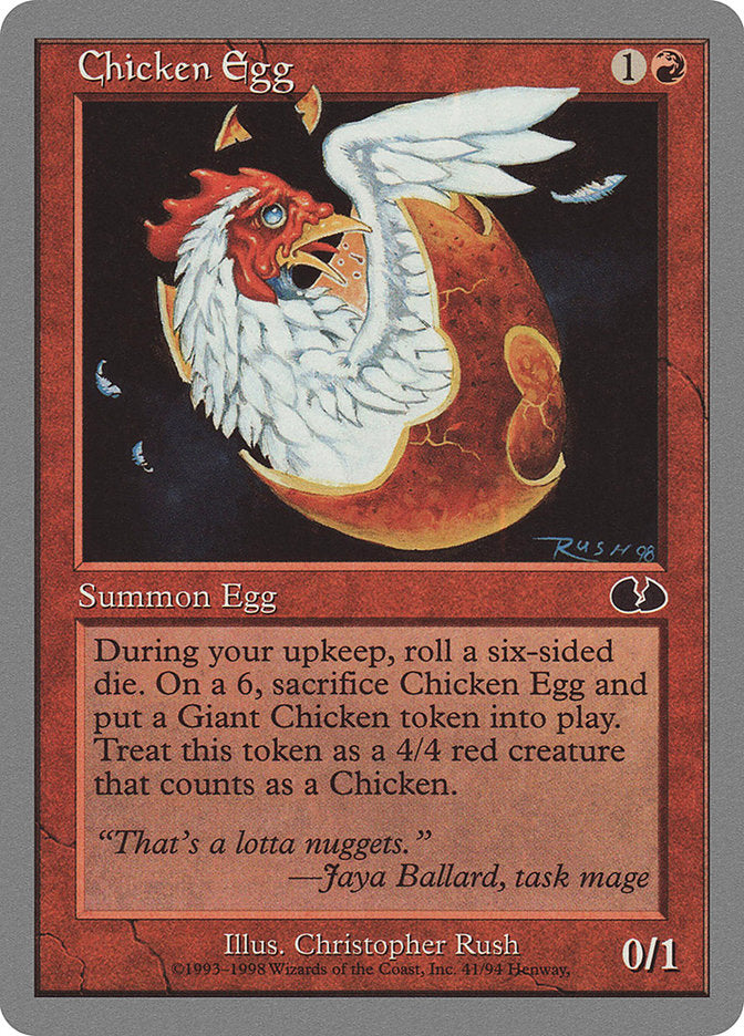 Chicken Egg [Unglued] | Pegasus Games WI