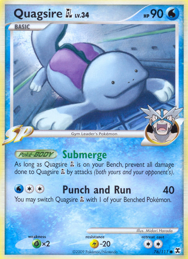 Quagsire GL (76/111) [Platinum: Rising Rivals] | Pegasus Games WI