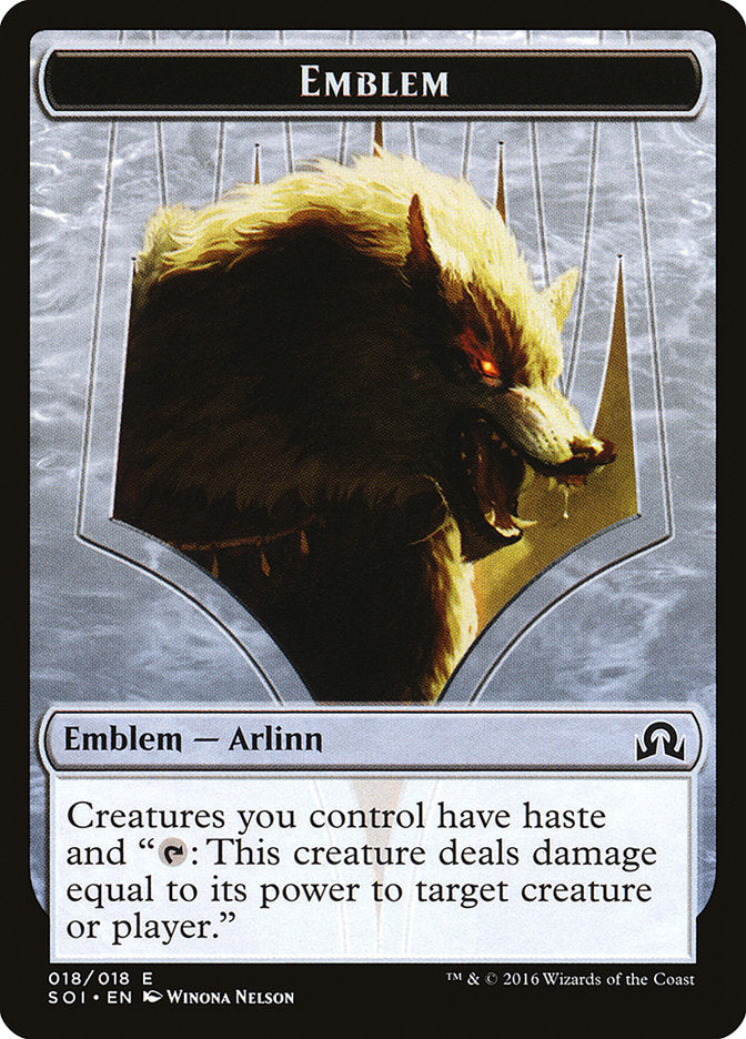 Arlinn Kord Emblem [Shadows over Innistrad Tokens] | Pegasus Games WI