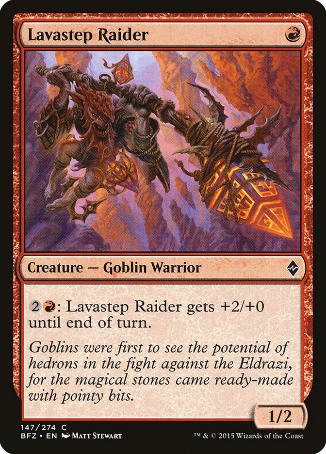 Lavastep Raider [Battle for Zendikar] | Pegasus Games WI