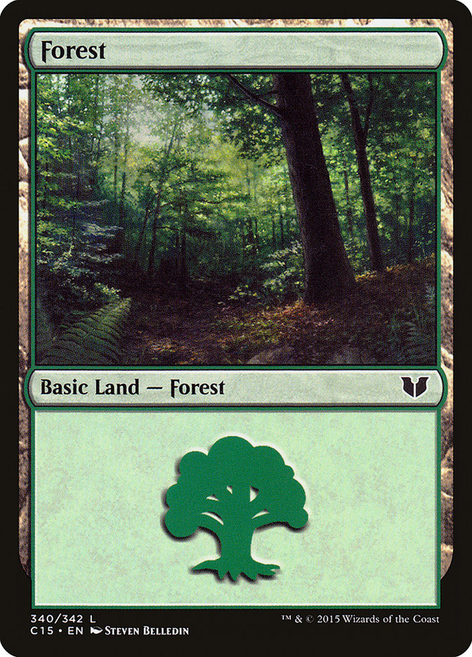 Forest (340) [Commander 2015] | Pegasus Games WI