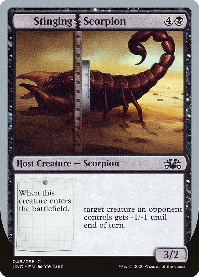 Stinging Scorpion [Unsanctioned] | Pegasus Games WI