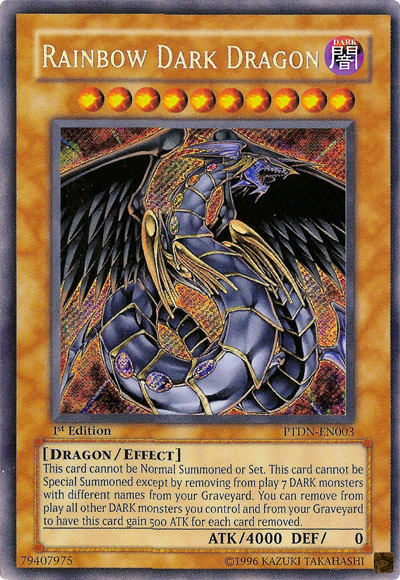 Rainbow Dark Dragon [PTDN-EN003] Secret Rare | Pegasus Games WI