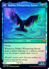 Alrund, God of the Cosmos // Hakka, Whispering Raven [Kaldheim Prerelease Promos] | Pegasus Games WI