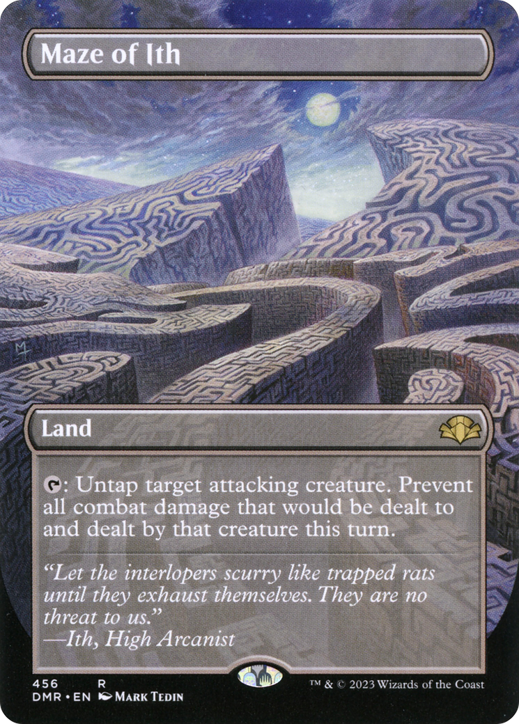 Maze of Ith (Borderless Alternate Art) [Dominaria Remastered] | Pegasus Games WI