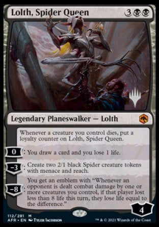 Lolth, Spider Queen (Promo Pack) [Dungeons & Dragons: Adventures in the Forgotten Realms Promos] | Pegasus Games WI