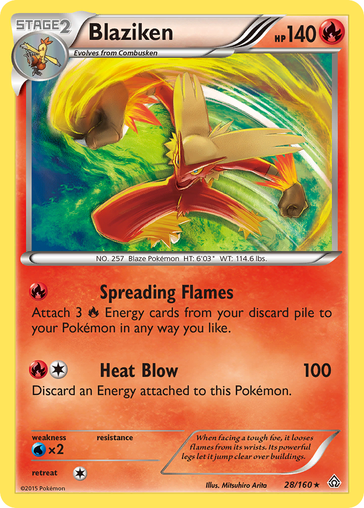 Blaziken (28/160) [XY: Primal Clash] | Pegasus Games WI