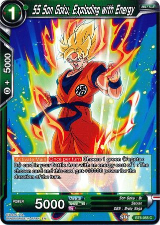 SS Son Goku, Exploding with Energy [BT6-055] | Pegasus Games WI