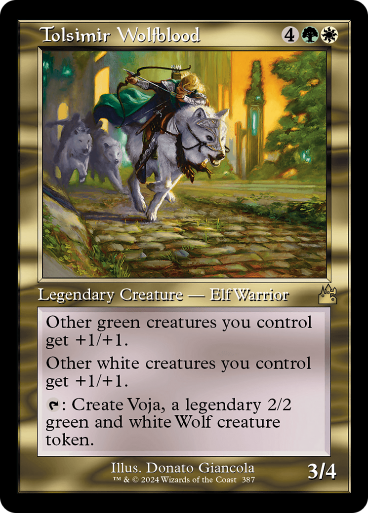 Tolsimir Wolfblood (Retro Frame) [Ravnica Remastered] | Pegasus Games WI