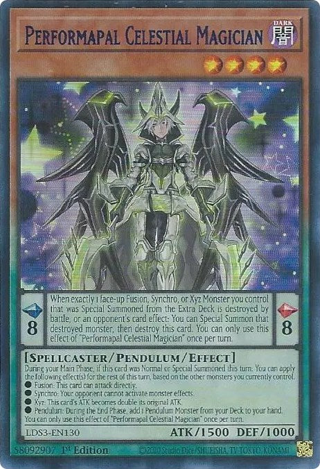 Performapal Celestial Magician (Blue) [LDS3-EN130] Ultra Rare | Pegasus Games WI