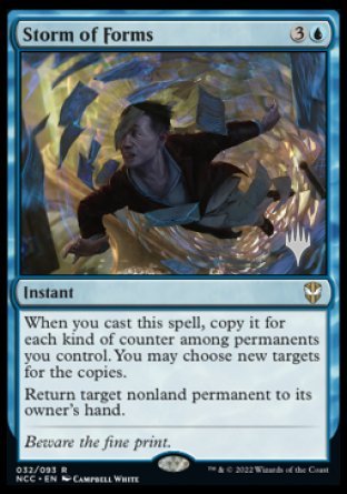 Storm of Forms (Promo Pack) [Streets of New Capenna Commander Promos] | Pegasus Games WI