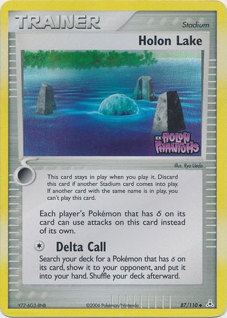 Holon Lake (87/110) (Stamped) [EX: Holon Phantoms] | Pegasus Games WI