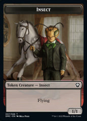Soldier // Insect Double-Sided Token [Dominaria United Tokens] | Pegasus Games WI