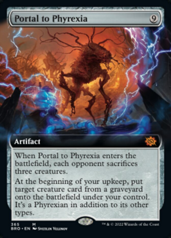 Portal to Phyrexia (Extended Art) [The Brothers' War] | Pegasus Games WI