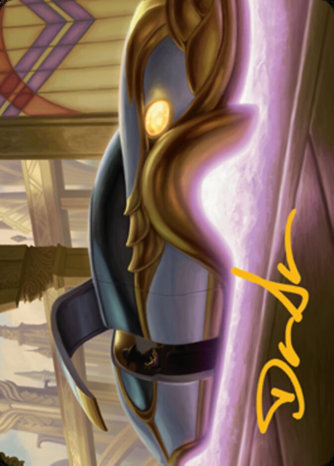 Mysterious Limousine Art Card (Gold-Stamped Signature) [Streets of New Capenna Art Series] | Pegasus Games WI