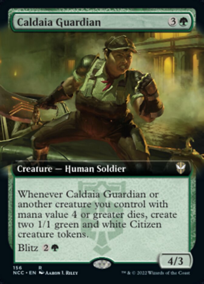 Caldaia Guardian (Extended Art) [Streets of New Capenna Commander] | Pegasus Games WI