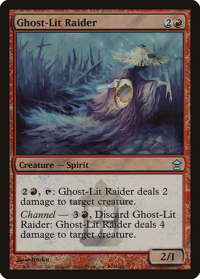 Ghost-Lit Raider [Saviors of Kamigawa Promos] | Pegasus Games WI