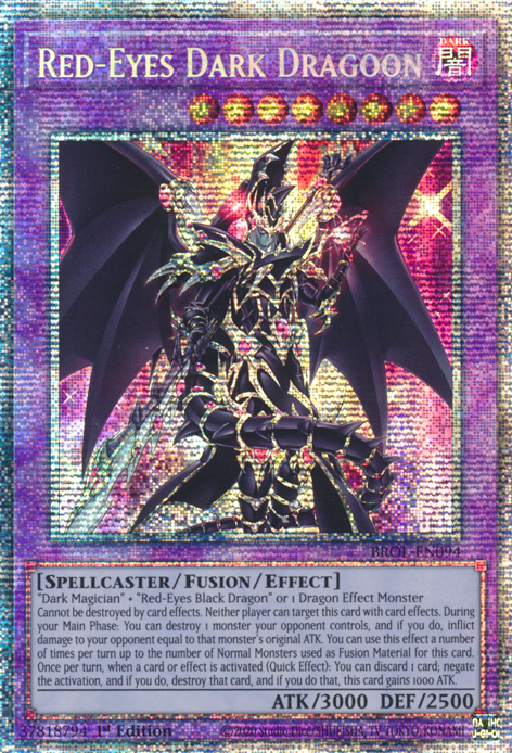 Red-Eyes Dark Dragoon [BROL-EN094] Starlight Rare | Pegasus Games WI