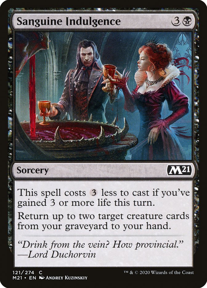Sanguine Indulgence [Core Set 2021] | Pegasus Games WI