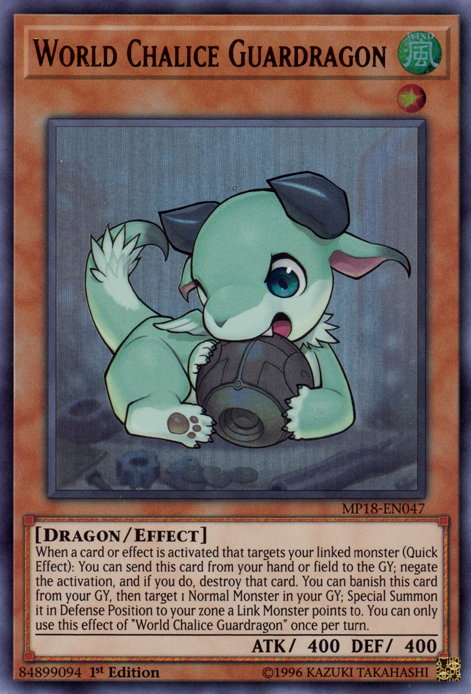 World Chalice Guardragon [MP18-EN047] Ultra Rare | Pegasus Games WI
