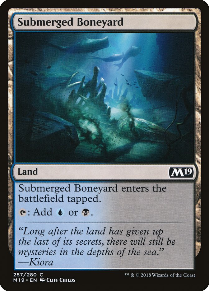 Submerged Boneyard [Core Set 2019] | Pegasus Games WI