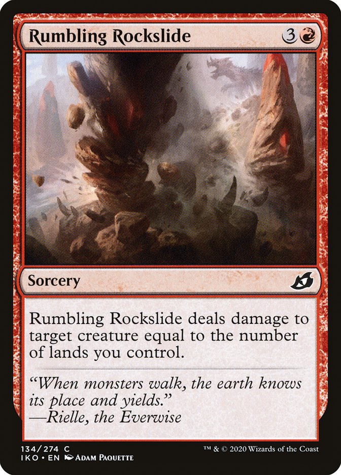 Rumbling Rockslide [Ikoria: Lair of Behemoths] | Pegasus Games WI