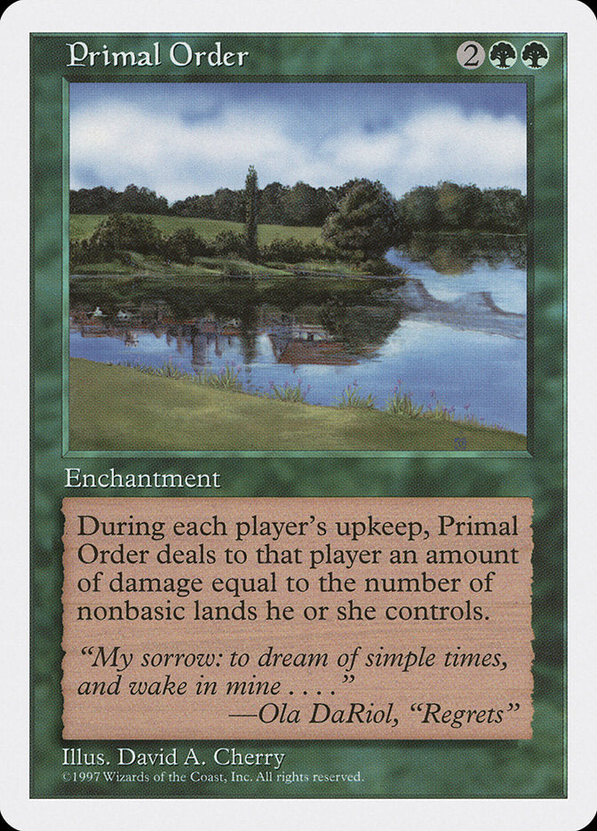 Primal Order [Fifth Edition] | Pegasus Games WI